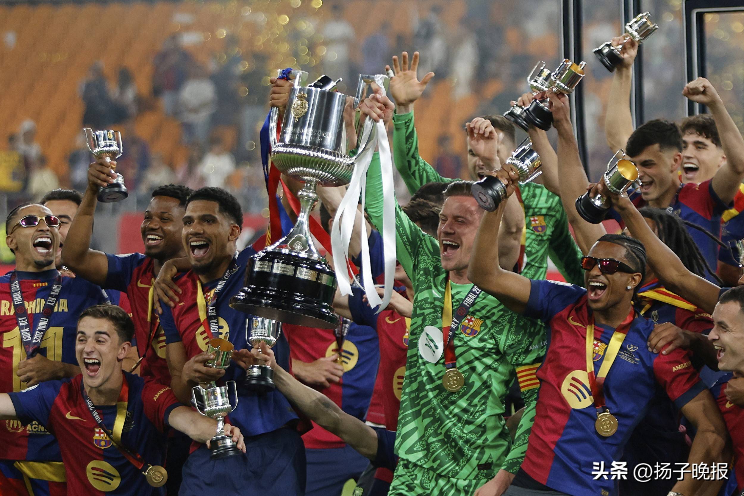 关于巴萨绝杀葡萄牙，阿拉巴完成帽子戏法的信息