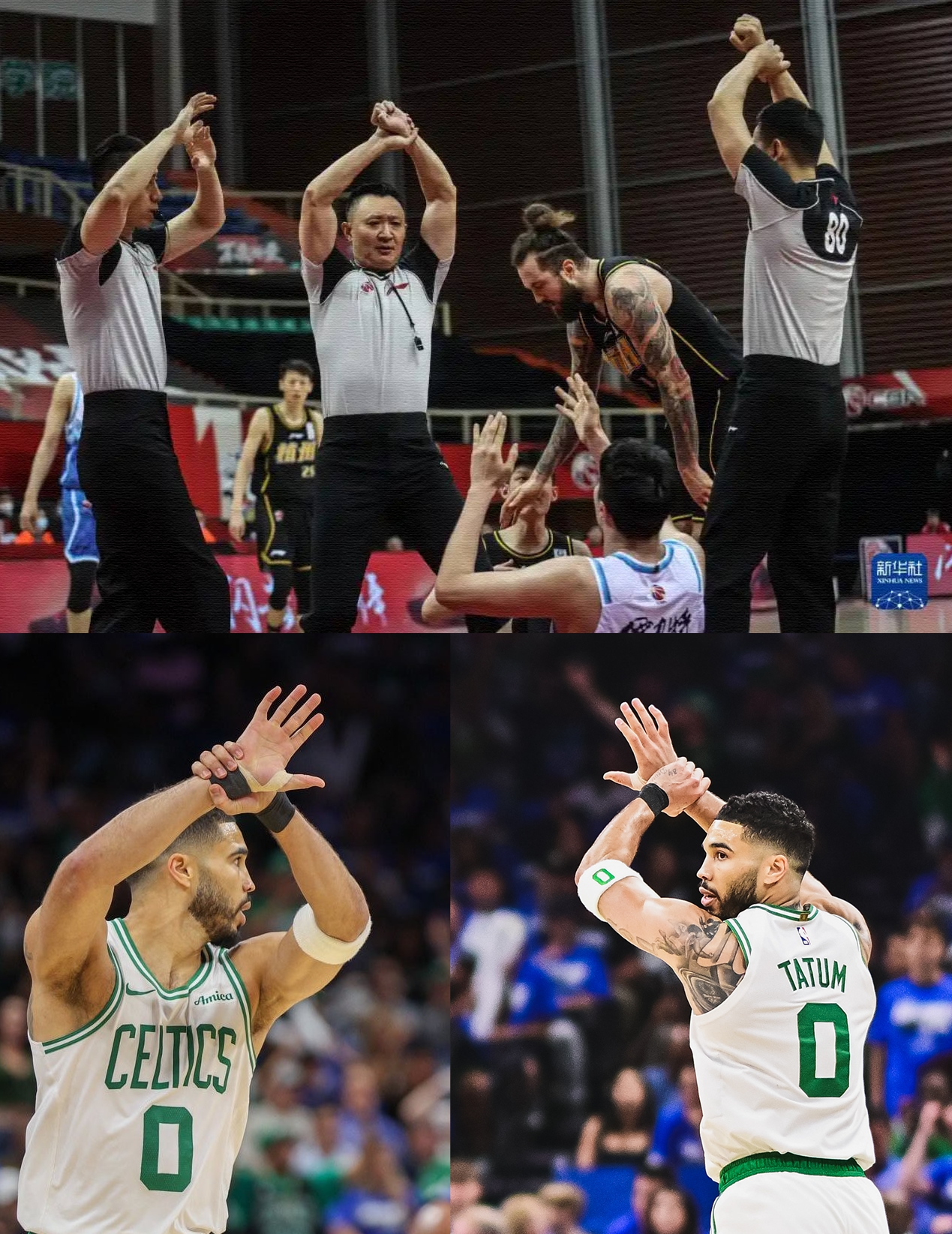 包含魔术碾压新疆队，塔图姆点燃赛场的词条